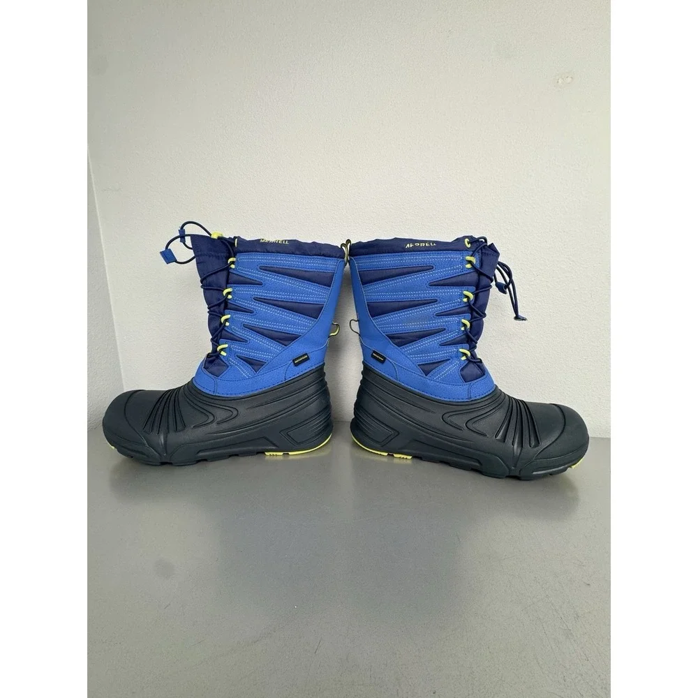 Merrell Snow Quest Lite 3.0 Boots Youth Kids 7 M‎ Waterproof Rubber Winter Blue